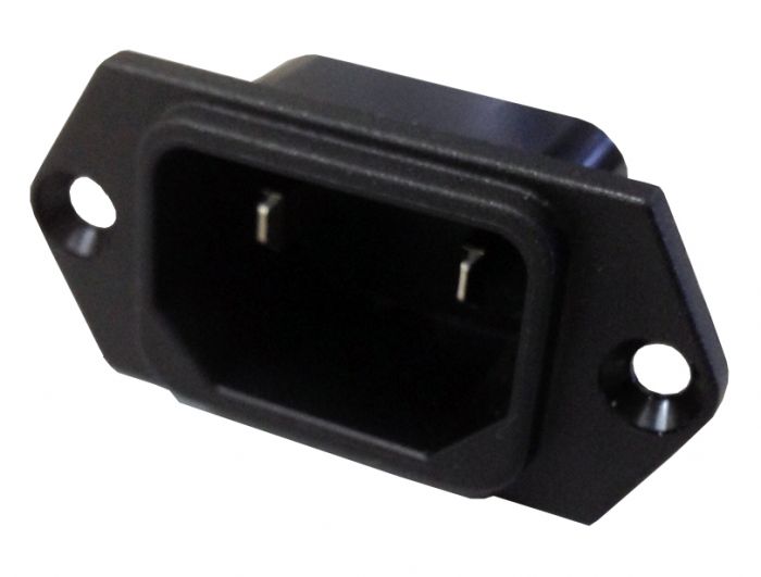 ICLEANSTAR - MALE 2 PIN IEC POWER SOCKET FOR BACKPACK VACUUMS