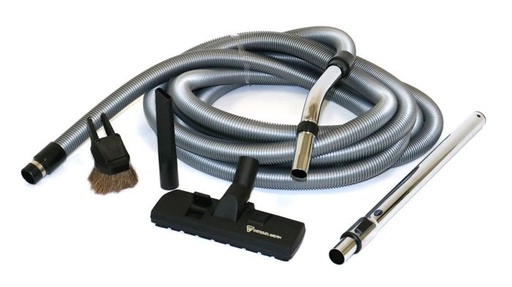 CLEANSTAR - 12 METRE DUCTED VACUUM CLEANER HOSE AND ACCESSORIES KIT
