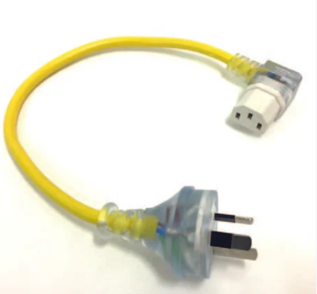 CLEANSTAR – SHORT IEC LEAD - YELLOW