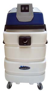 CLEANSTAR - COMMERCIAL VACUUM 90L PLASTIC WET DRY WITH DUMP HOSE