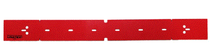 CLEANSTAR - FRONT &amp; REAR SQUEEGEE BLADE - LYNATEX FOR MIRA