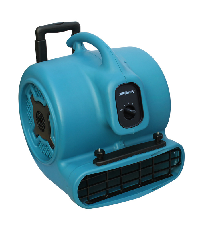 CLEANSTAR - XPOWER MULTIPURPOSE AIR MOVER WITH WHEELS AND LUGGAGE HANDLE 700 WATT