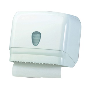 [D601W] WHITE COMBINATION ROLL TOWEL &amp; INTERLEAF DISPENSER