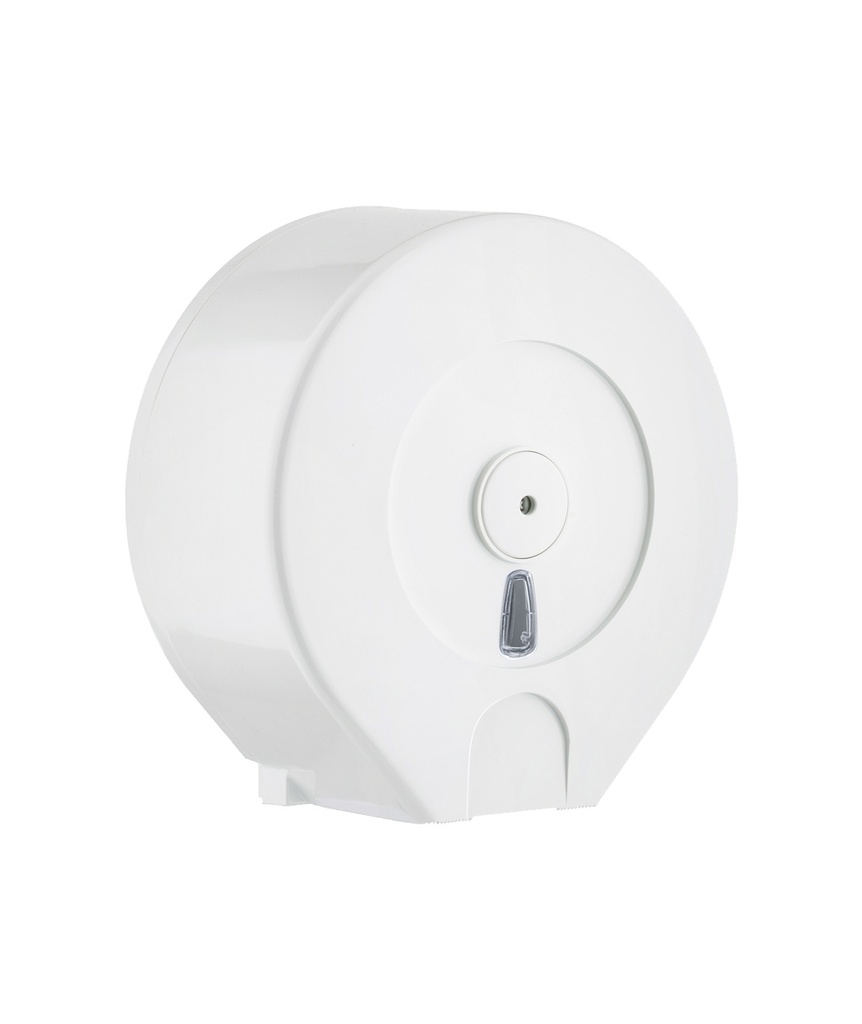 WHITE TOILET ROLL DISPENSER- MIDI JUMBO