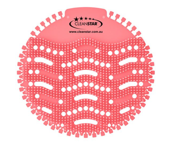 CLEANSTAR-  URINAL SCREENS - STRAWBERRY FRAGRANCE