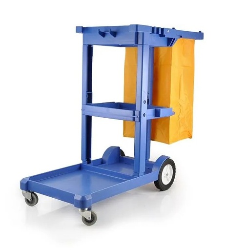 [63300130] MULTIFUNCTION CLEANING TROLLEY CART  JANITOR CART