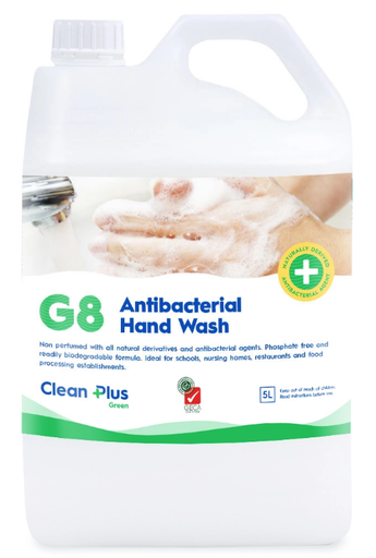 [90802] CLEANPLUS G8 – ANTIBACTERIAL HAND WASH - 5L
