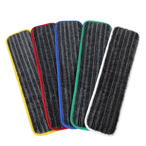 SABCO - ULTRACLEAN MICROFIBRE ANTIBACTERIAL FLAT MOP PADS – 10PK