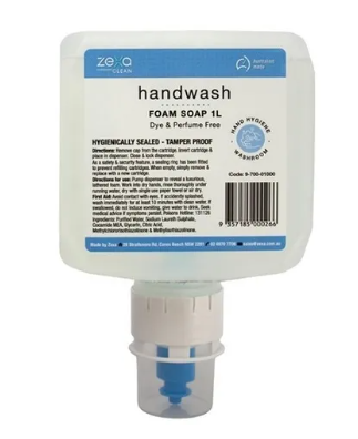[760ZEXA] ZEXA FOAMING HAND WASH POD 1L X 6 POD
