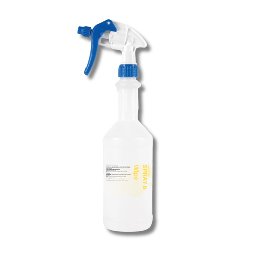 [D750SWC] 750ML LABELED SPRAY AND WIPE CLEANER SPRAY BOTTLE WITH TRIGGER