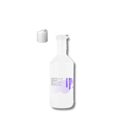 [D750WSB] 750ML LABELED WASHROOM CLEANER  BOTTLE WITH FLIP TOP