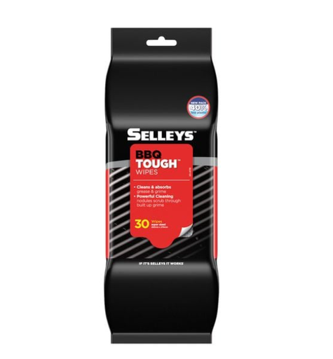 [9086] SELLEYS BBQ TOUGH WIPES - 30 PACK